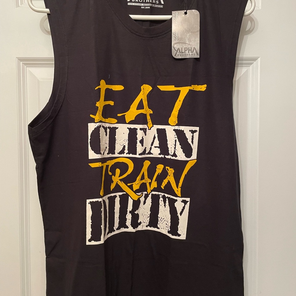 Alpha brothers men’s sleeveless shirt